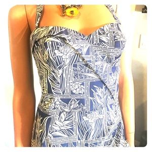 Repro shaheen tiki wrap around dress M